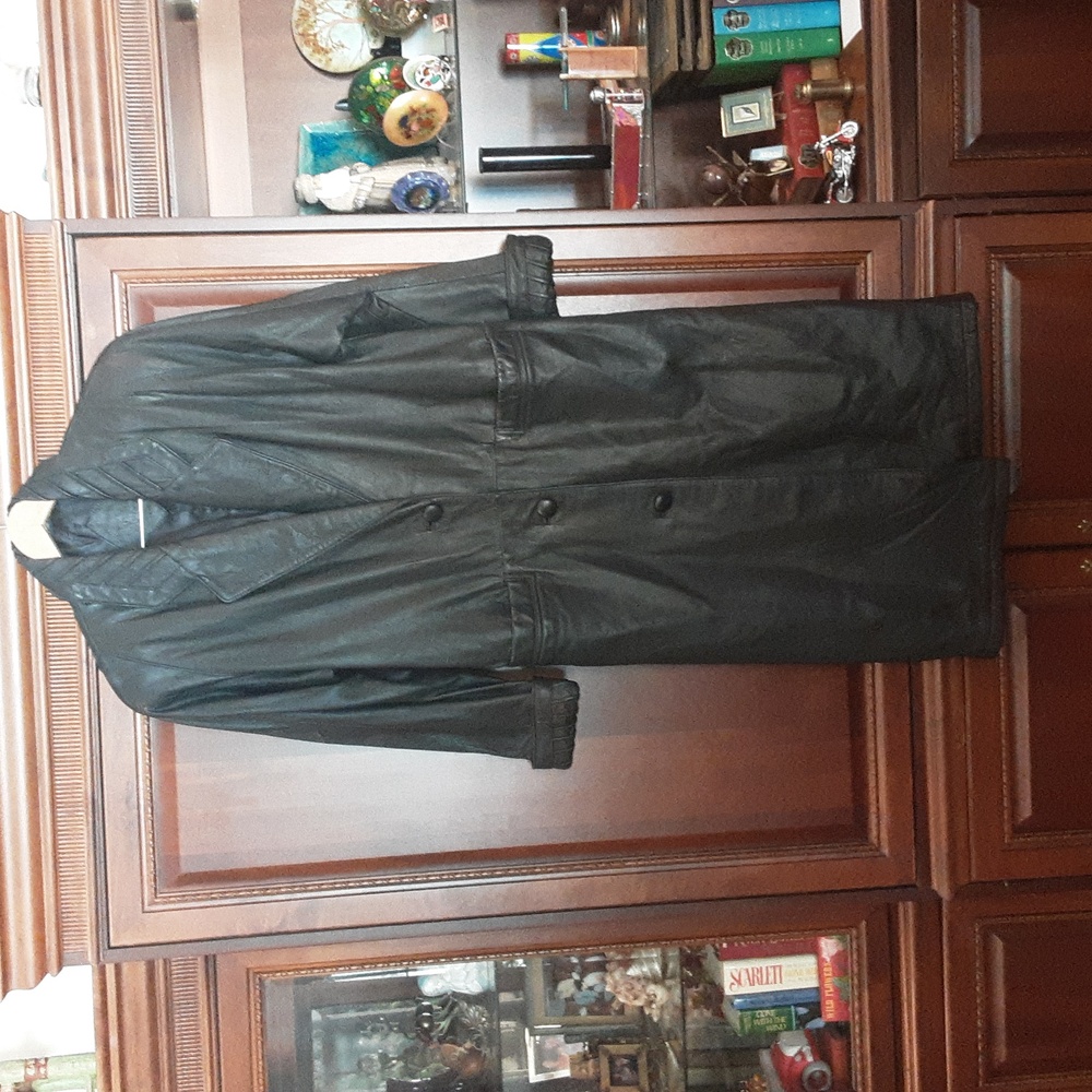 Genuine full grain leather Duster